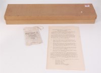 Lot 340 - An empty box for a Bassett-Lowke turntable kit...