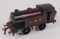 Lot 321 - A Hornby 1932-6 EM36 6 volt AC maroon LMS tank...