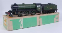 Lot 336 - A pre-war Bassett-Lowke 12 volt DC green LNER...