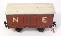 Lot 407 - A Marklin GI brown NE (factory overpainted,...