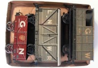 Lot 408 - Three carette for Bassett Lowke items...