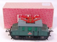 Lot 425 - A green ETS 2 rail 12 volt DC steeple cab loco...
