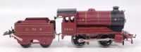 Lot 289 - A Hornby clockwork No. 501 engine and tender,...