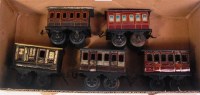 Lot 436 - A tray containing 5 small items by Bing...