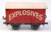 Lot 437 - A Bing red 'Explosives' van with 425071 on...