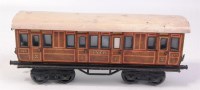 Lot 441 - A Bing LNER teak short bogie 1st/3rd coach No....