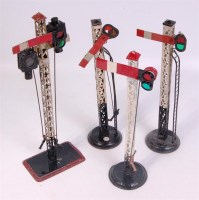 Lot 406 - Four Bing GI home signals including a bi...