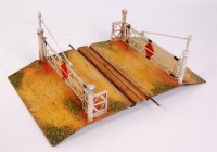 Lot 465 - A Marklin for Gamages 0 gauge level crossing,...