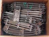 Lot 466 - A large box of assorted clockwork and electric...