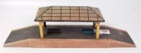 Lot 514 - A Bing covered island platform with seat and...