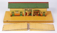 Lot 532 - A Hornby 1949-55 No. 3 station with green roof...