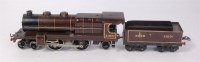 Lot 542 - A Hornby 1930-4 brown clockwork No. 3C Riviera...