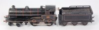 Lot 493 - A Bing clockwork black 4-4-0 'George the Fifth'...