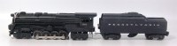 Lot 566 - A post war Lionel 6-8-6 black electric loco...