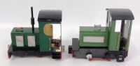 Lot 567 - A pair of possibly kit built SM32 green diesel...