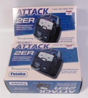 Lot 581 - 2 Futaba Attack 2ER-AM 2 channel radio control...