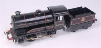 Lot 525 - A 1954-61 Hornby black clockwork BR type 50...