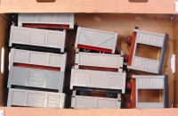 Lot 571 - A tray containing 9 SM32 wooden open wagons...