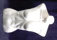 Lot 52 - A contemporary white painted fibreglass model...