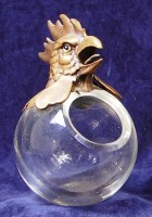 Lot 66 - A mid 20th century novelly brass and clear...