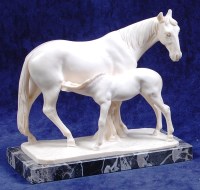 Lot 92 - After A Santini - composition moulded study of...