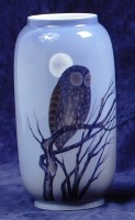 Lot 72 - A Royal Copenhagen glazed and polychrome...