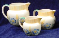 Lot 94 - A set of three 1930s Myott & Son graduated...