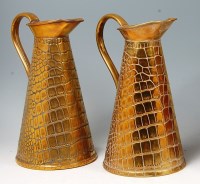 Lot 151 - A pair of Joseph Sankey & Son brass single...
