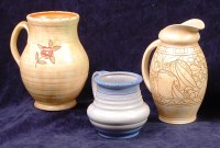 Lot 153 - A 1930s Charlotte Rhead painted and glazed...