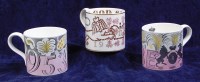 Lot 123 - A pair of Wedgwood commemorative coronation...