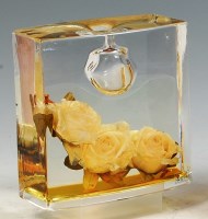 Lot 85 - A modern French heavy glass inkwell, by Audrey...