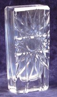 Lot 147 - A 1960s Edenfalk Skruf Swedish clear glass...