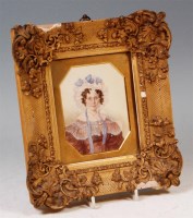 Lot 340 - Early Victorian English school - portrait of...