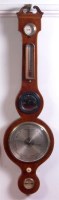 Lot 524 - An early 19th century mahogany five dial wheel...