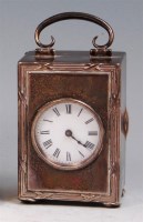 Lot 533 - An Edwardian silver cased minuet carriage...