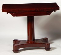 Lot 548 - An early Victorian mahogany pedestal card...