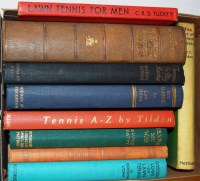 Lot 16 - BOX, Lonsdale Library Lawn Tennis, 1/4 leather...