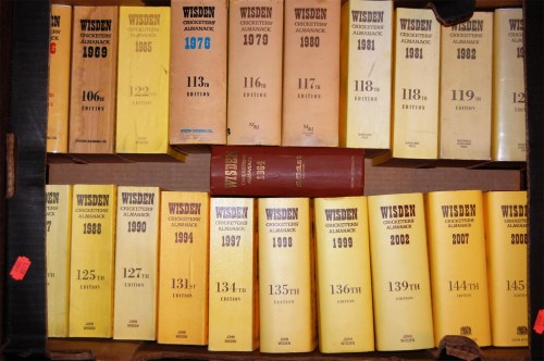 Lot 17 - BOX, Wisden's Cricketers Almanack, 21 volumes...
