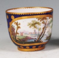 Lot 79 - A 19th century Sevres style porcelain cabinet...