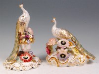 Lot 82 - A pair of Royal Crown Derby bone china models...