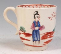 Lot 92 - A mid 18th century Lowestoft porcelain coffee...