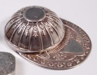 Lot 198 - A silver novelty jockey's cap caddy spoon, in...