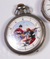 Lot 210 - A Doxa early 20th century nickel cased gents...