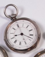 Lot 211 - A late Victorian silver cased gents open faced...