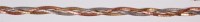 Lot 228 - A modern 9ct three colour gold necklet, as...