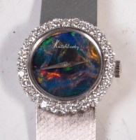 Lot 237 - A Chopard 18ct white gold ladies dress watch,...