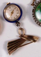 Lot 250 - A Resolute yellow metal and guilloche enamel...
