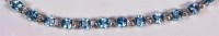 Lot 258 - A contemporary silver and aquamarine necklace,...