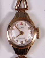 Lot 268 - An Audax 9ct gold ladies cocktail watch,...