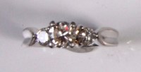 Lot 274 - A contemporary platinum diamond set ladies...